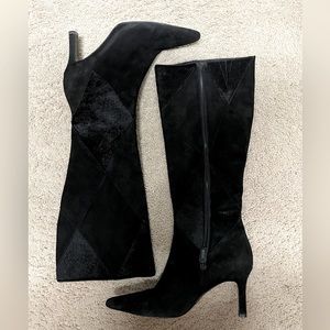 Antonio Melani black suede boots